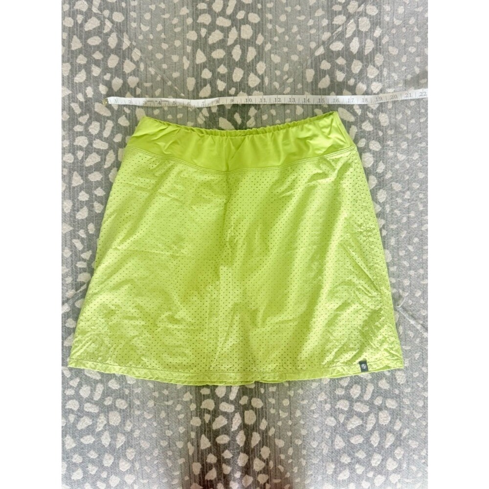 W76- Lija Neon Lime Athletic Skort